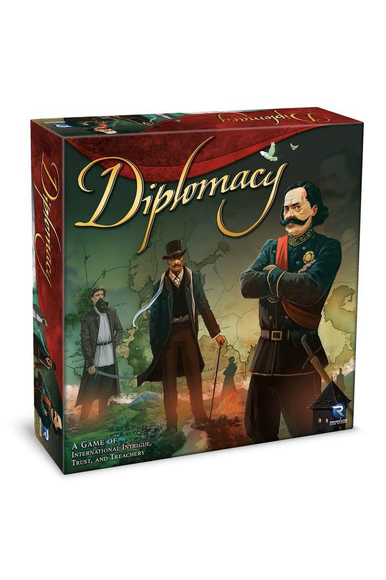 Diplomacy - Renegade, Europe 20th Century Strategy Board Game Ages 12+, Main, color, Multicolored