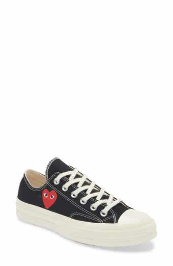 Comme des Garcons PLAY x Converse Gender Inclusive Chuck Taylor Heart High Top Sneaker Nordstrom