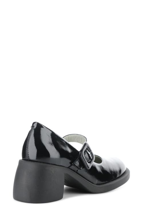 Fly London Huvi Mary Jane Pump In Black