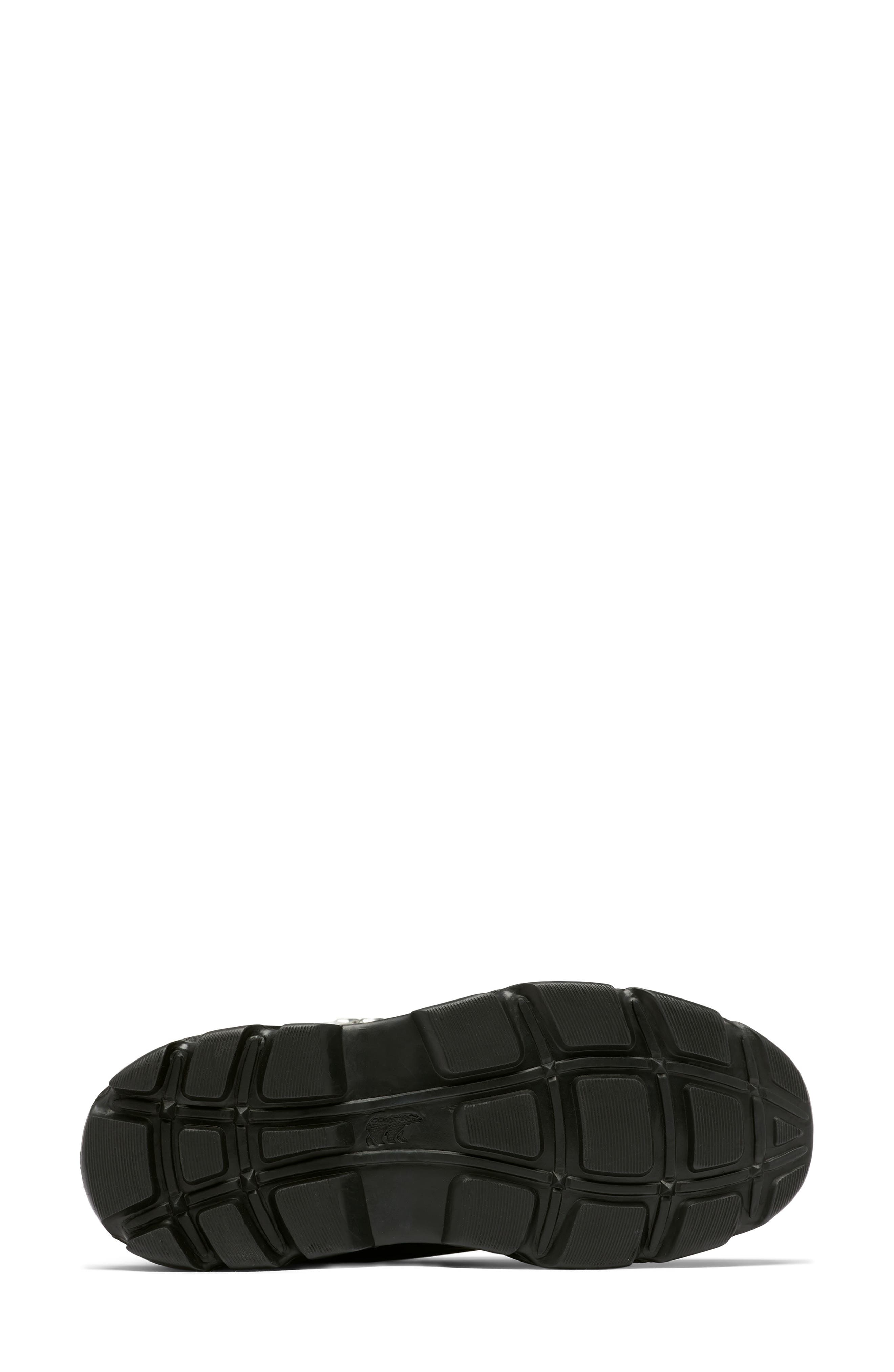 Snow Angel Faux Fur Detail Waterproof Boot, Alternate, color, QUARRY/ BLACK