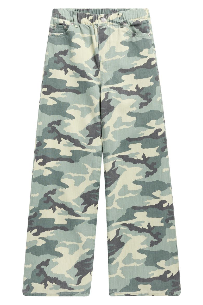 Kids' Camo Jeans, Main, color, SAGE CAMO