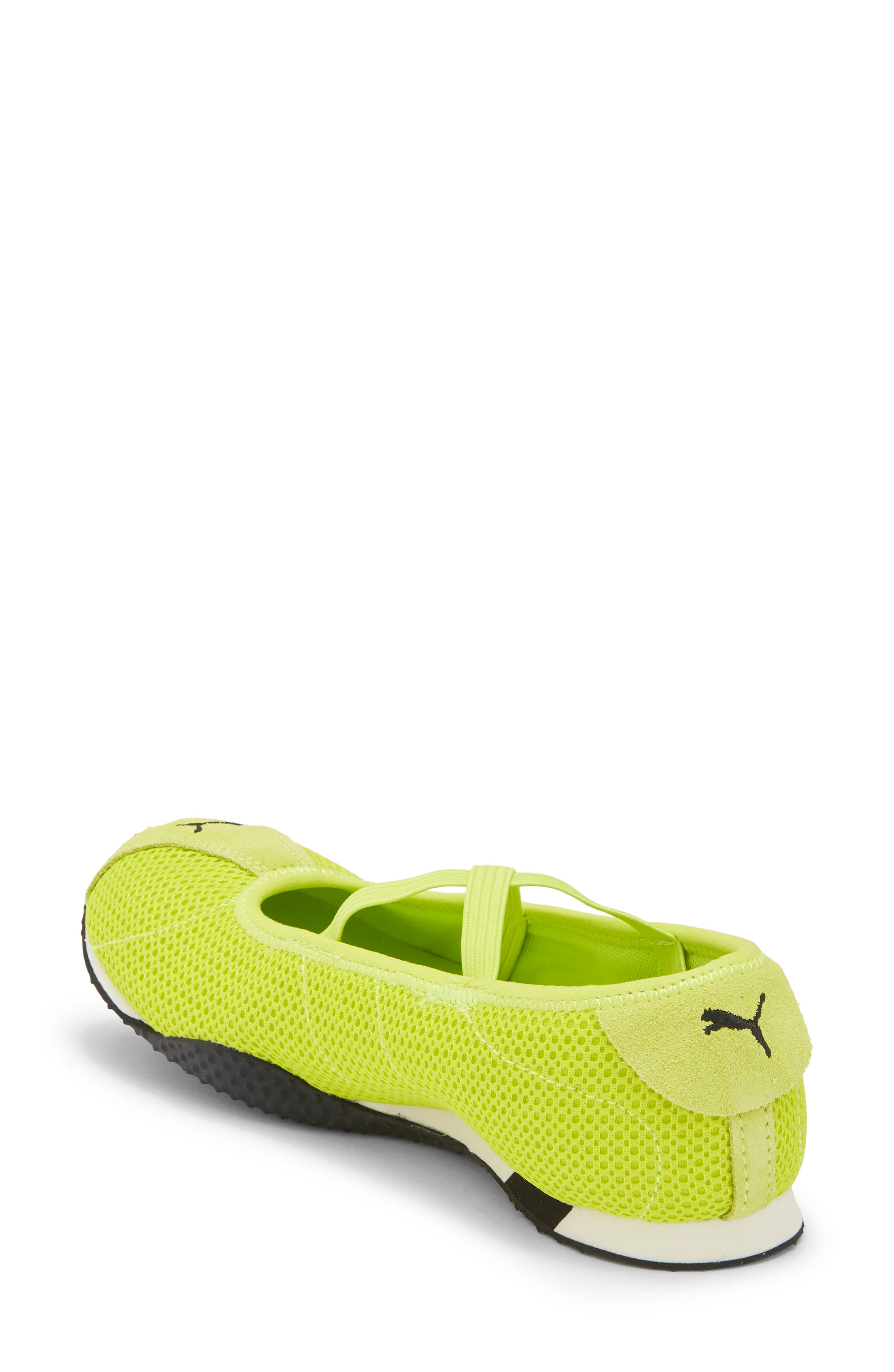H-Street Ballet Sneaker, Alternate, color, LIME SMASH/ PUMA SILVER