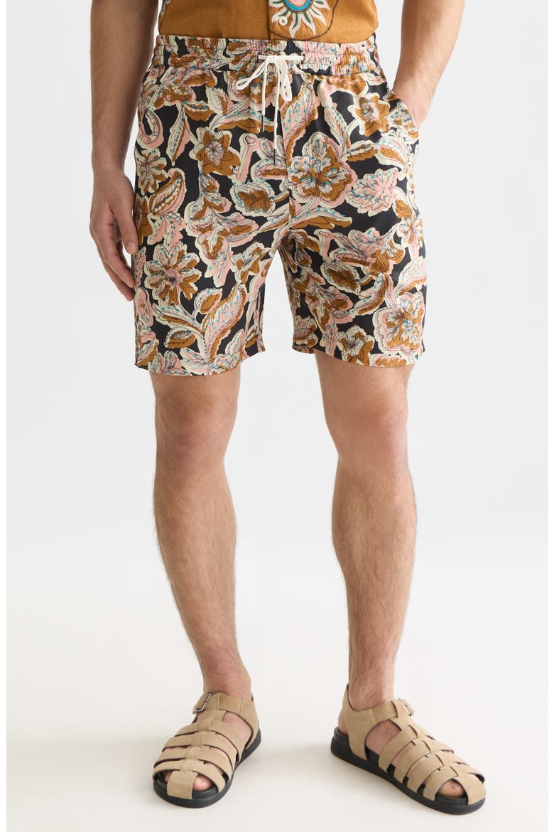 Relaxed Fit Bermuda Shorts, Main, color, LUCKY BANDANA MULTI METEORITE