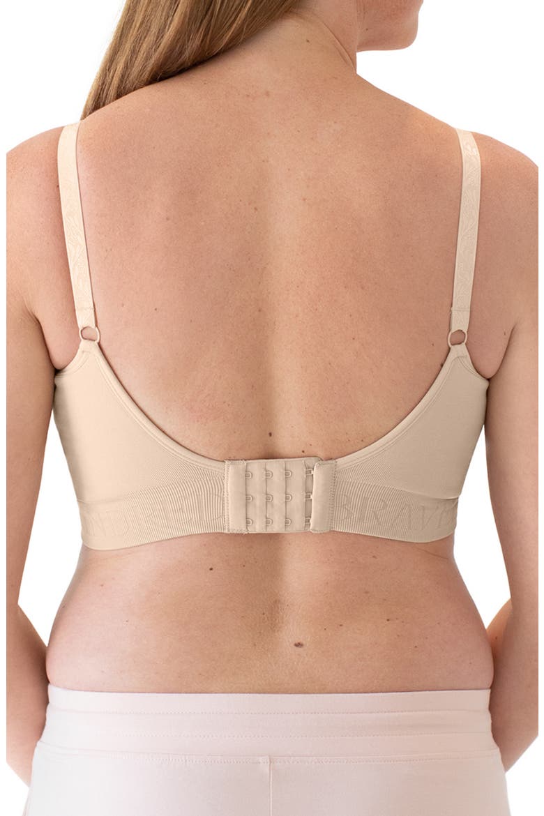 Busty Sublime Hands-Free Pumping & Nursing Bra -Sizing Options from E-H Cup, Alternate, color, BEIGE