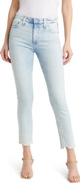 AG Mari Raw Hem Ankle Slim Jeans