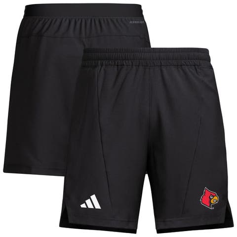 Men's adidas Black Louisville Cardinals Program Woven Training Shorts