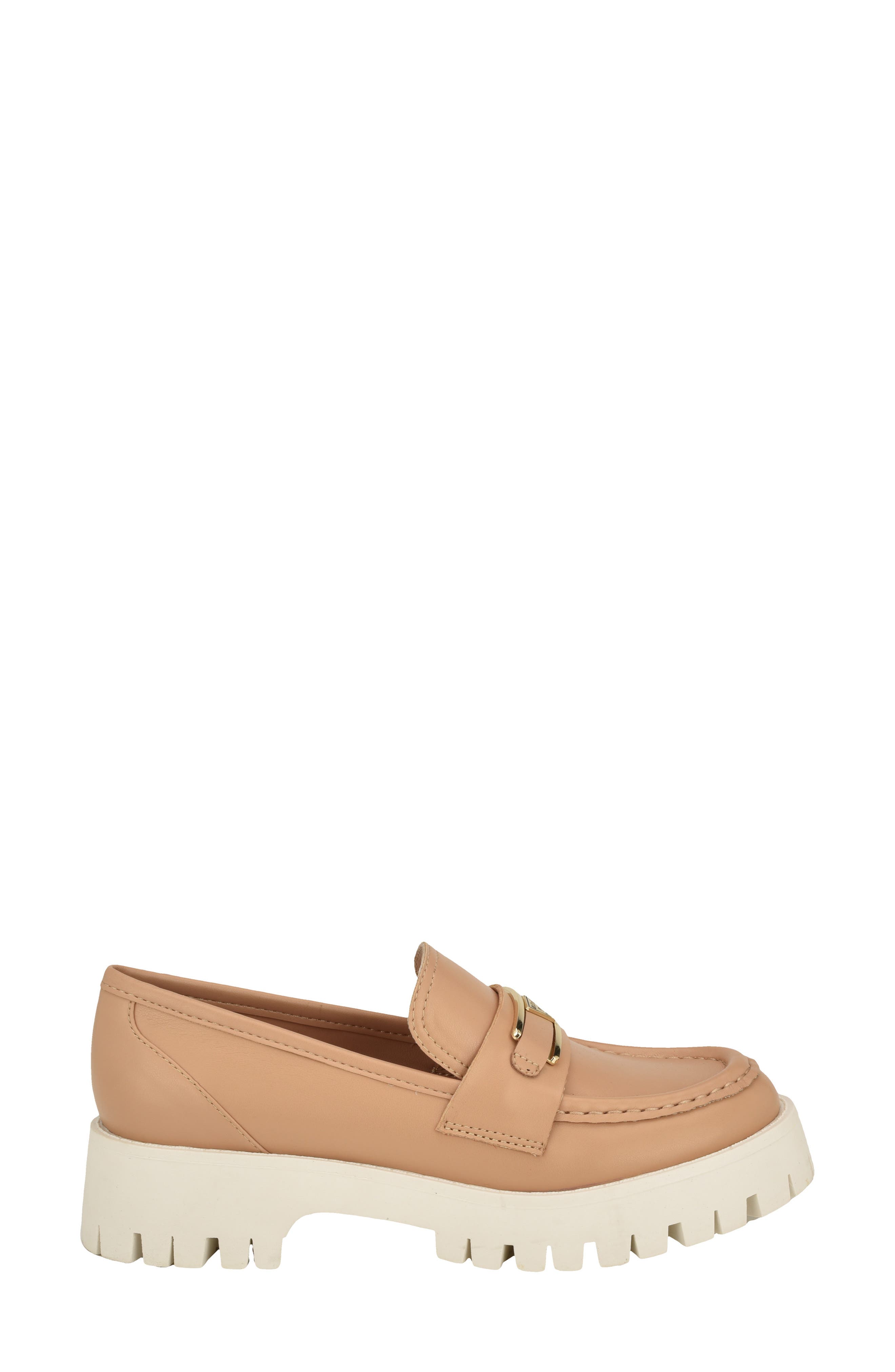 Tracer Platform Lug Loafer, Alternate, color, LIGHT NATURAL