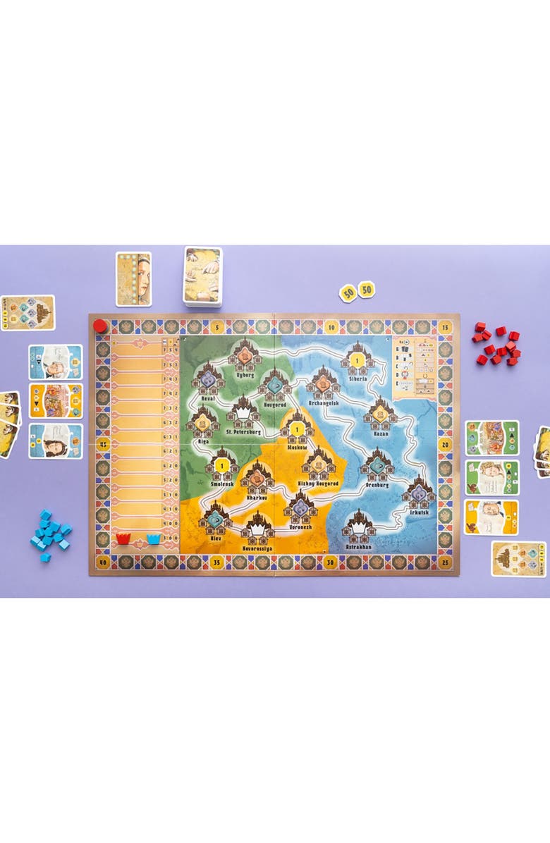 Capstone Games Catherine, Cities Of The Tsarina Board Game, 14+, Alternate, color, Multicolored