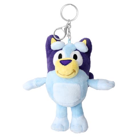 Bluey Plush Bag Charm Keychain, Official License For Backpack