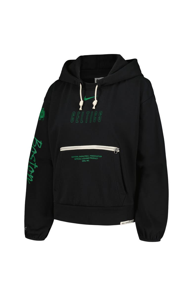 Nike Women's Nike Black Boston Celtics Courtside Standard Issue Performance Pullover Hoodie, Alternate, color, 