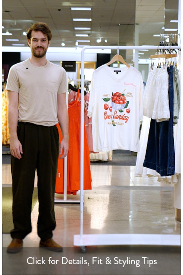 Fresh Cherries V-Neck Graphic T-Shirt video