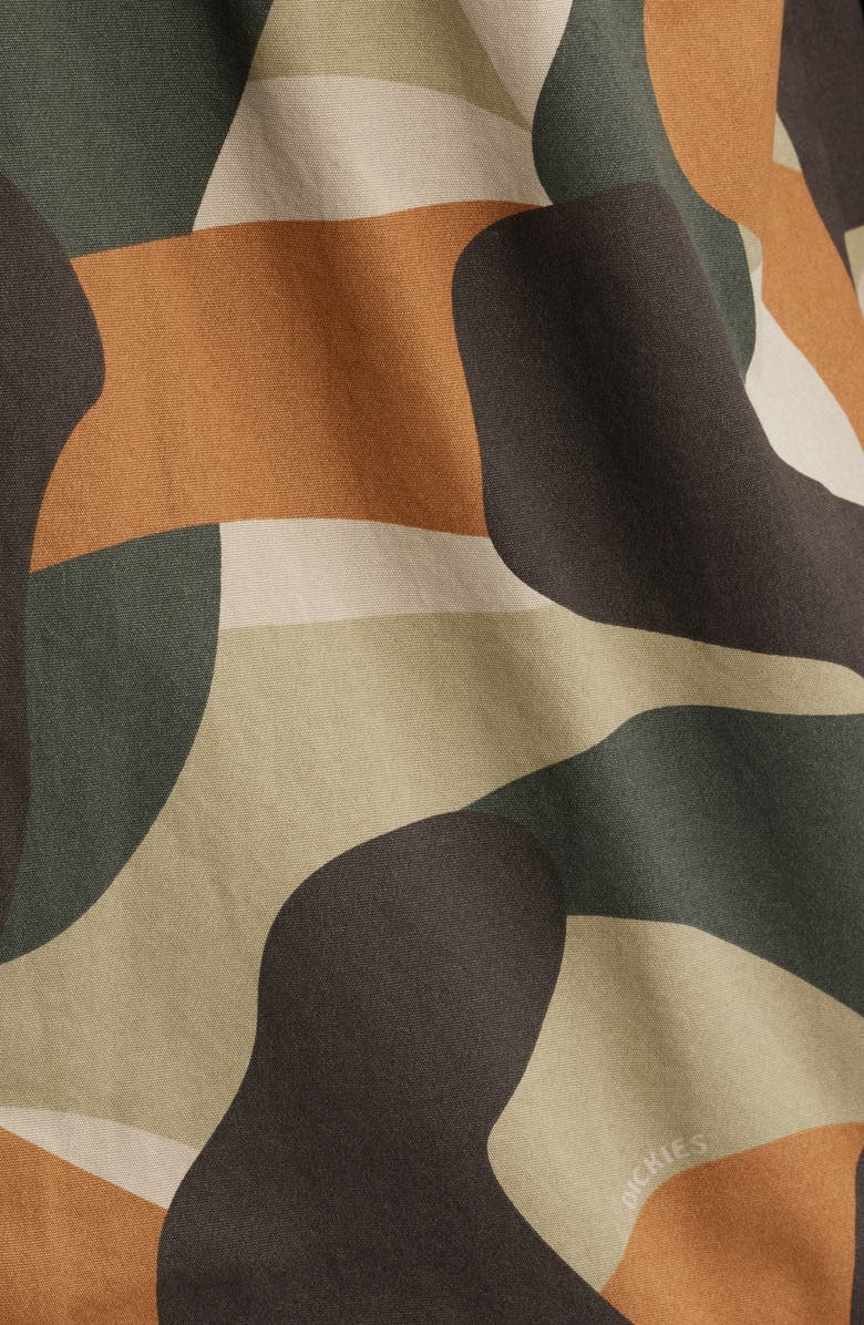 Dickies Camouflage Canvas Work Shirt, Alternate, color, 
