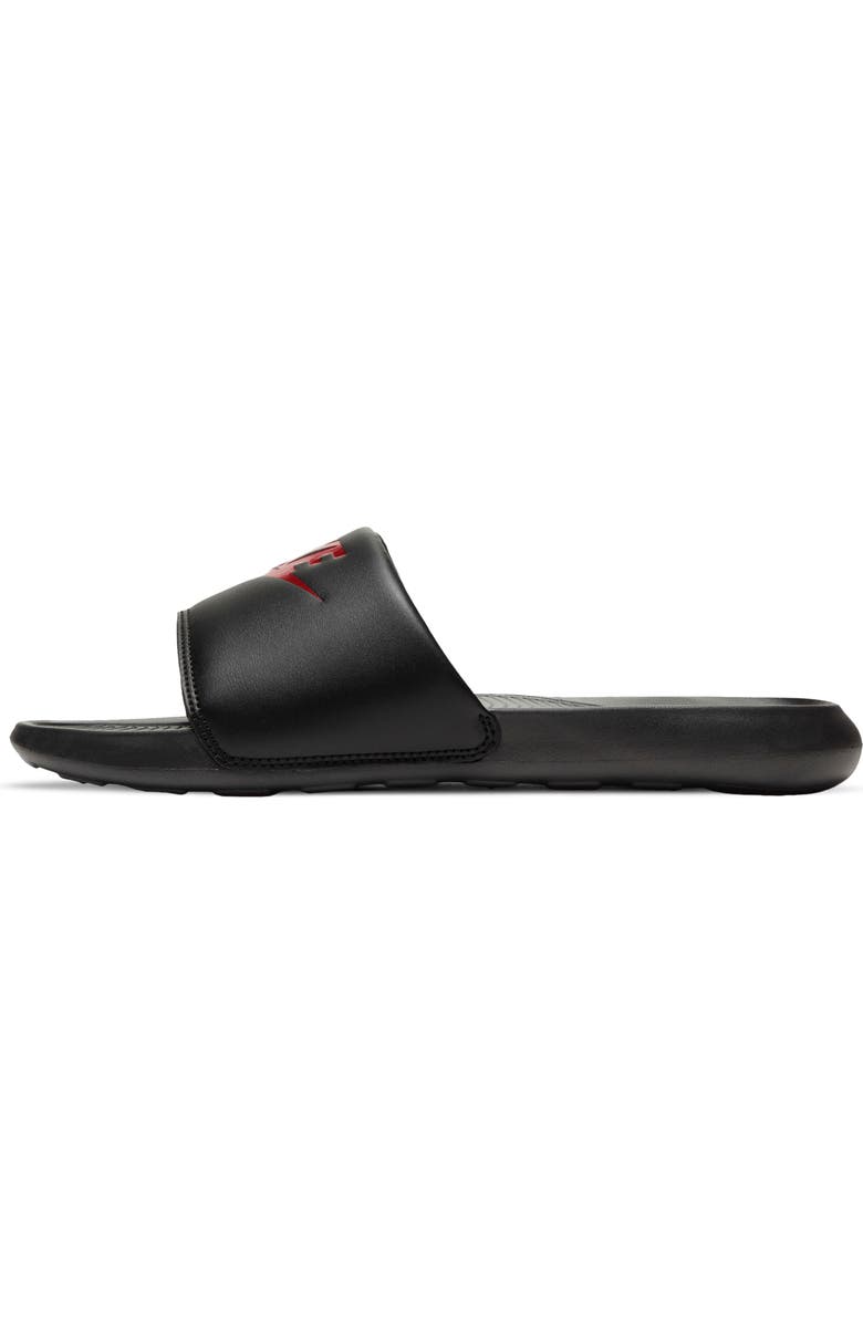 Nike Victori One Sport Slide, Alternate, color, Black/ University Red/ Black
