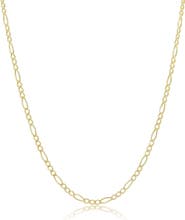 The Lovery Fine Jewelry Figaro Chain Necklace