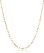 The Lovery Fine Jewelry Figaro Chain Necklace