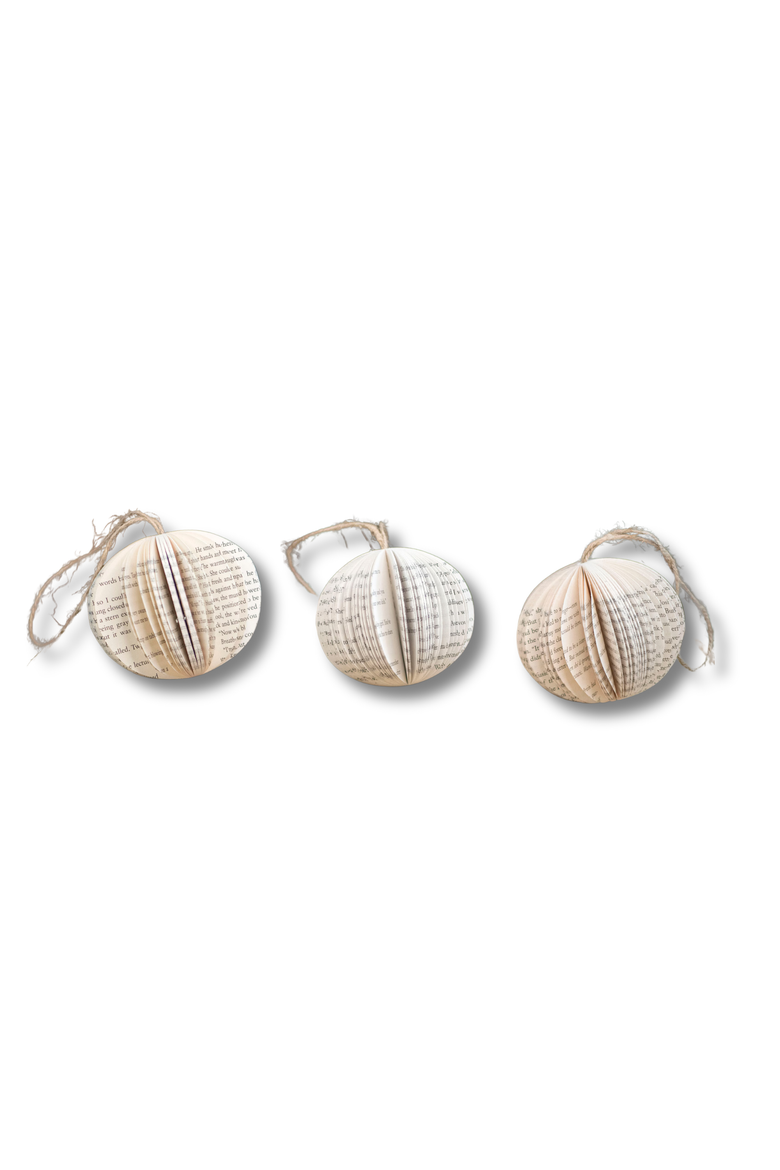 Book Ornament- Set of 3, Main, color, Multicolour