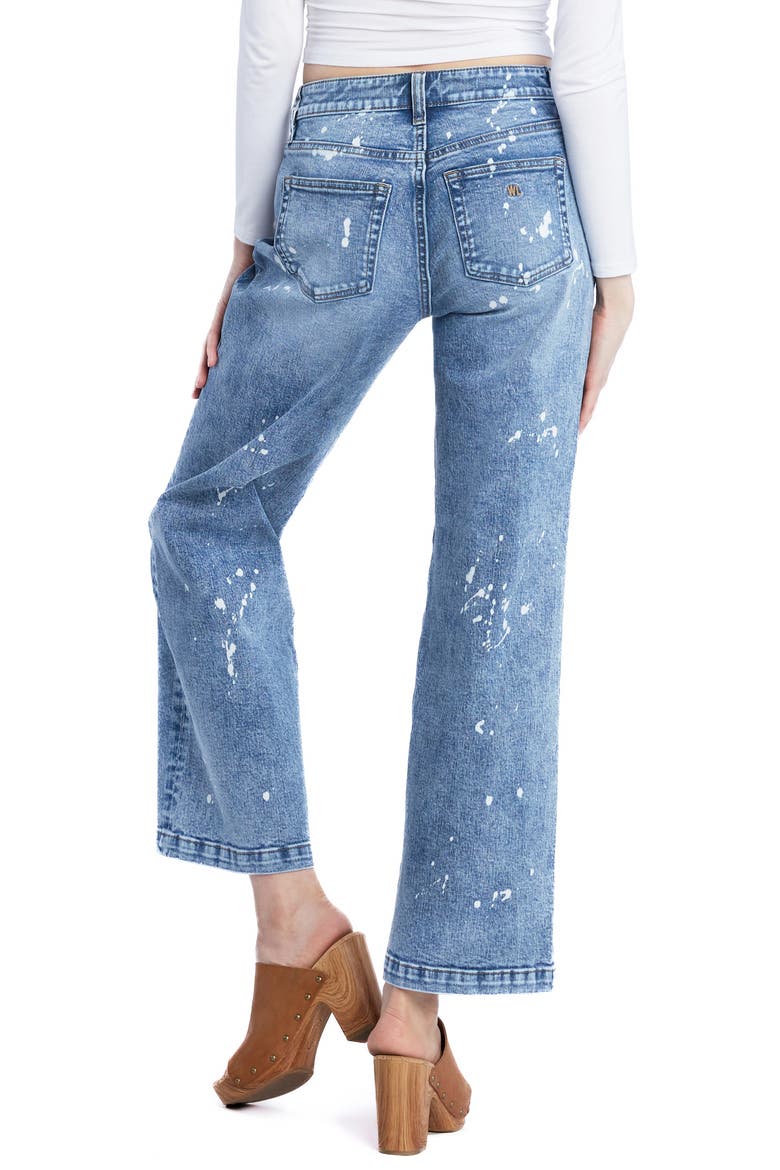 Relaxed Distressed Ankle Wide Leg Jeans, Alternate, color, BELOVED BLUE