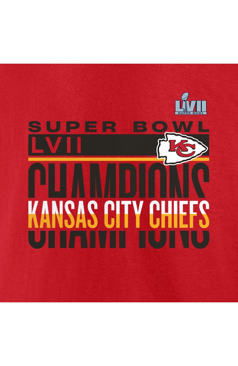 FANATICS Men's Fanatics Branded Red Kansas City Chiefs Super Bowl LVII Champions Signature Roster T-Shirt, Alternate, color, 