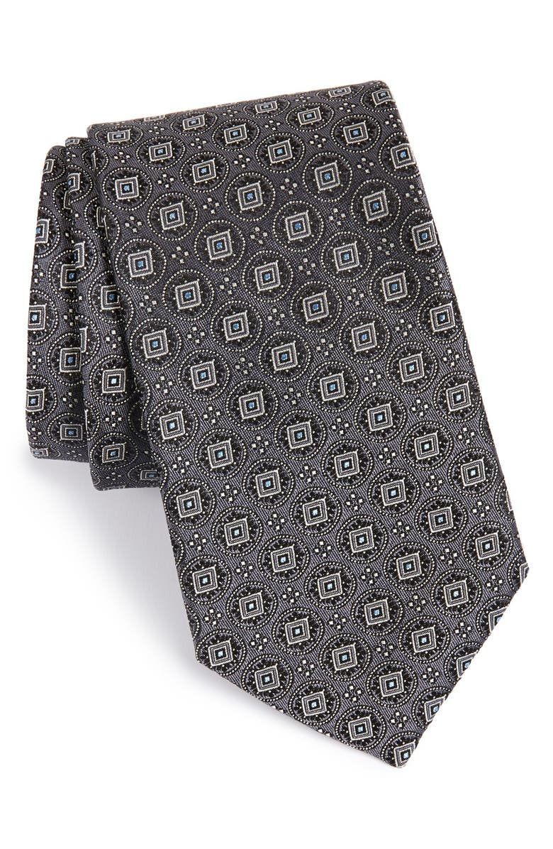 John W. Nordstrom<sup>®</sup> 'Matthews' Medallion Silk Tie, Main, color, 