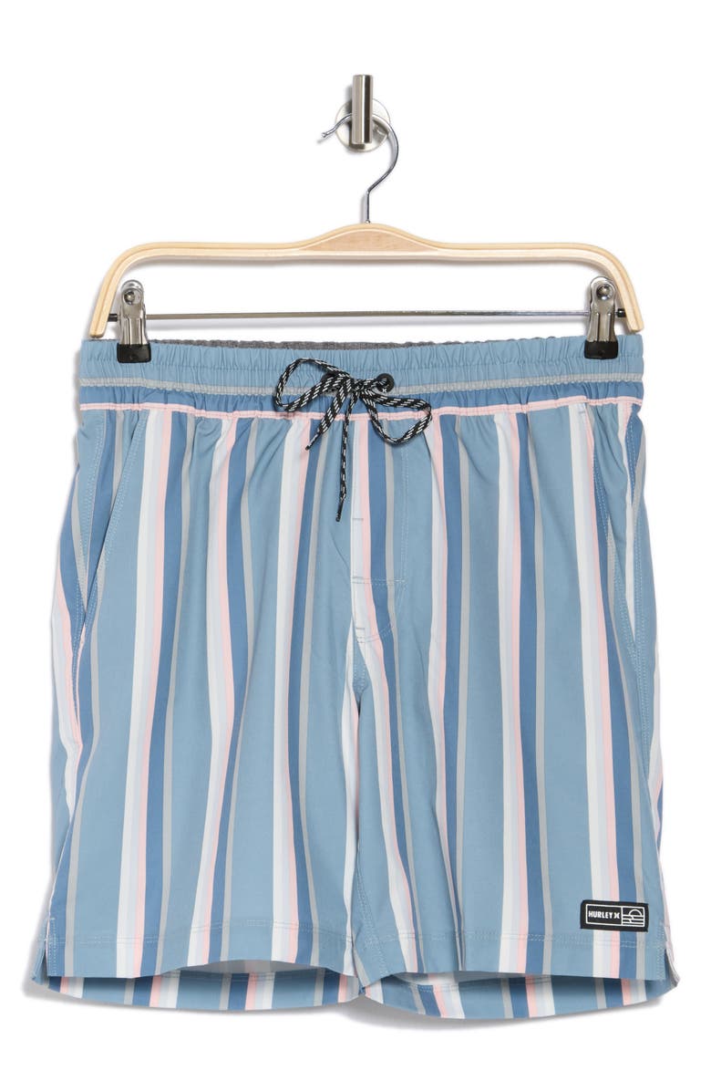 Hurley Static Volley Swim Trunks, Alternate, color, Gladiator Grey