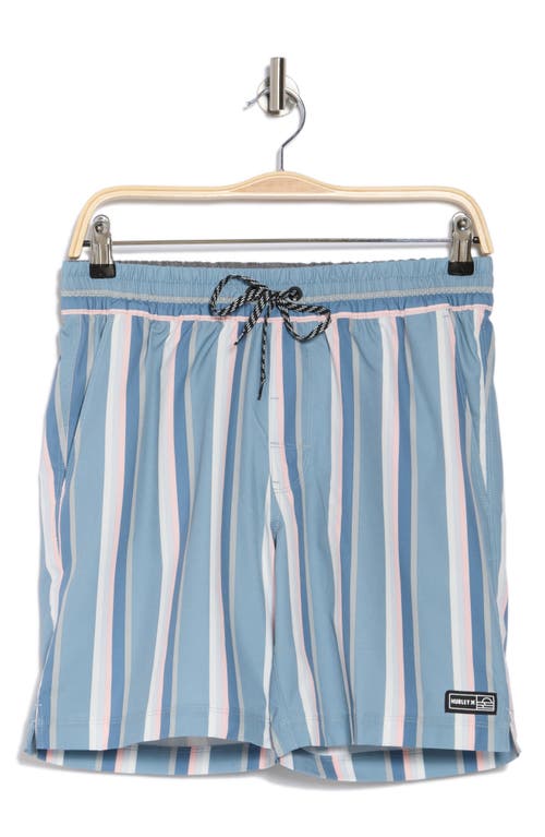 Hurley Static Volley Swim Trunks In Blue