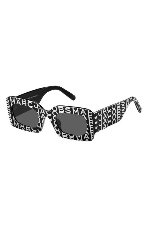 Marc Jacobs Monogram Rectangular-frame Sunglasses