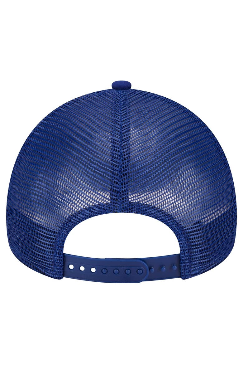 Men's New Era Royal Los Angeles Dodgers 9FORTY A-Frame Trucker Adjustable Hat, Alternate, color, Royal