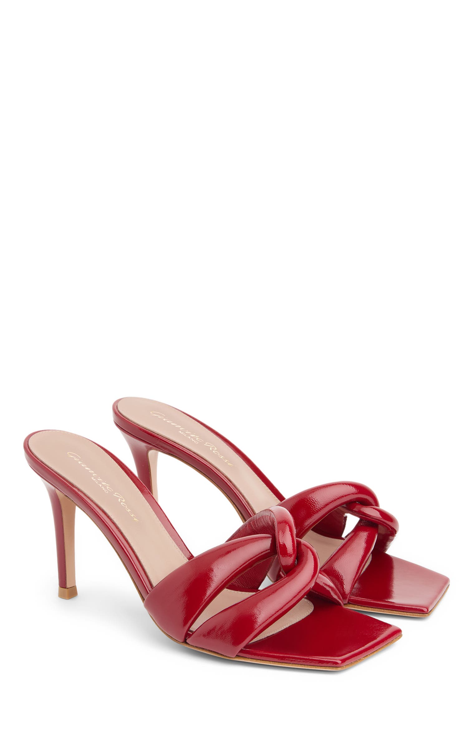 Amour Mules, Alternate, color, Red