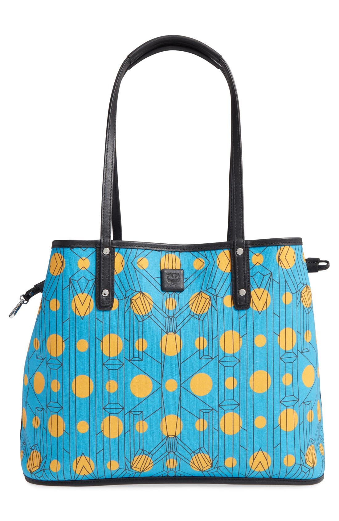 'Medium Project Visetos' Reversible Shopper, Alternate, color, DENIM