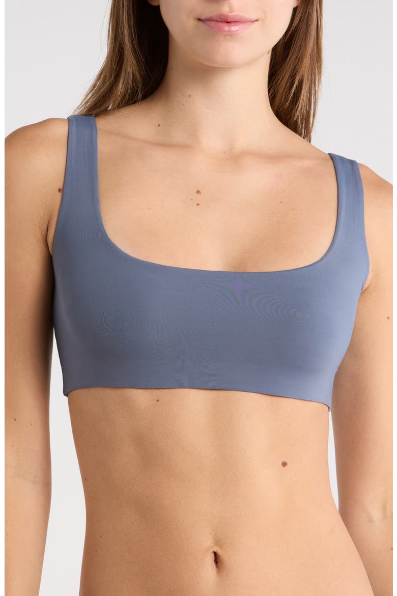 Soft Flex Square Neck Bralette, Main, color, GRISAILLE