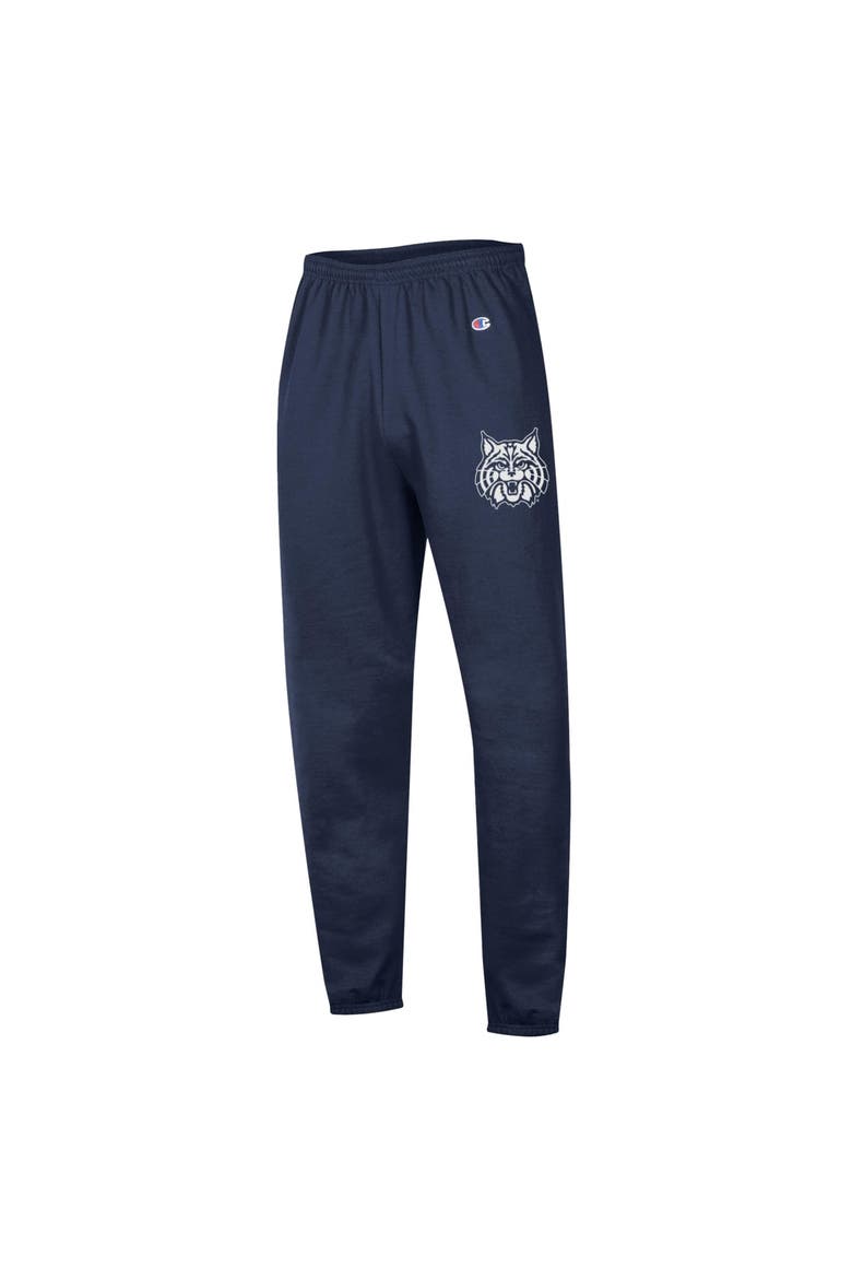 Men's Champion  Navy Arizona Wildcats Powerblend Banded Fleece Sweatpants, Alternate, color, Navy