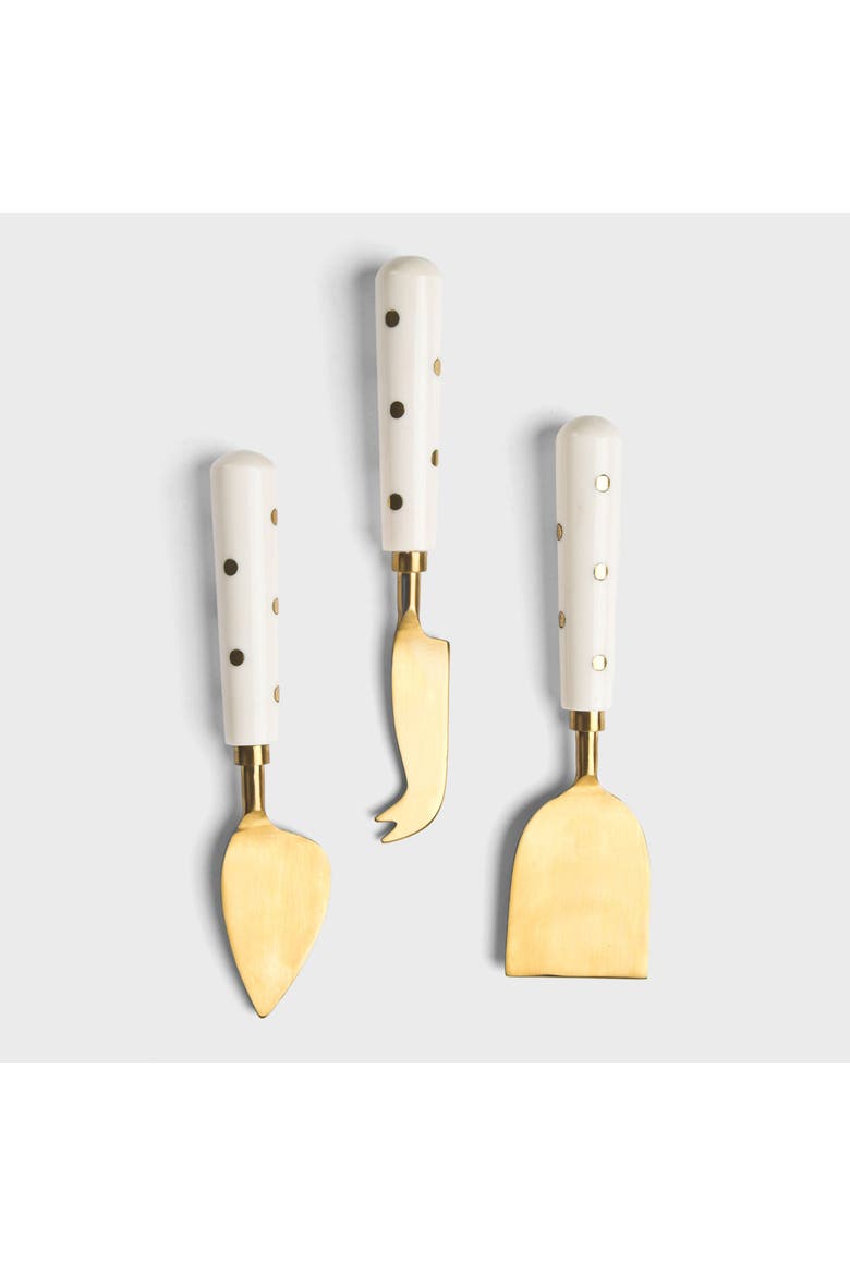 Sitara Cheese Server Set, Alternate, color, Gold