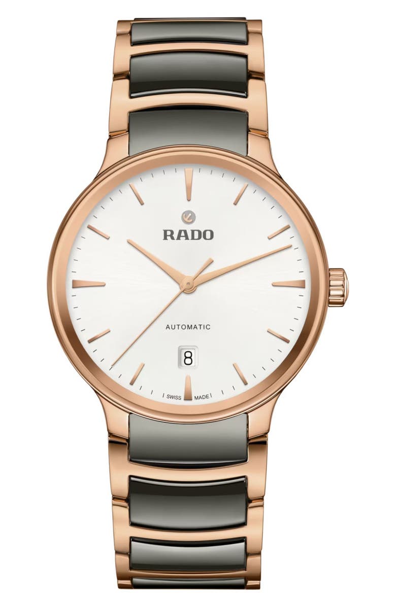 RADO Centrix Automatic Bracelet Watch, 39.5mm, Main, color, 