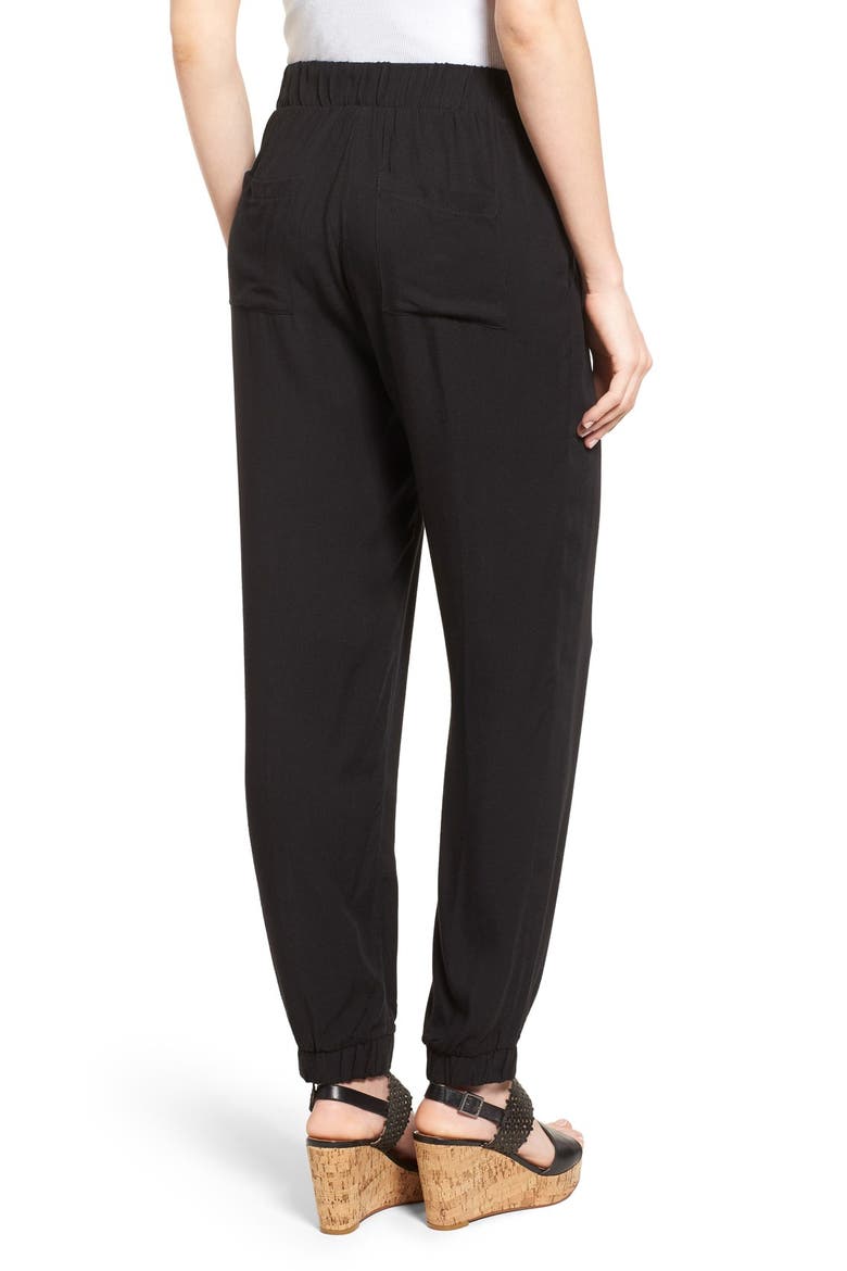 'Jenna' Maternity Pants, Alternate, color, BLACK