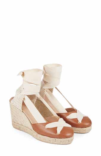 VALENTINO BY MARIO VALENTINO Roxana VLOGO Wedge Sandal VALENTINO BY MARIO VALENTINO Roxana VLOGO Wedge Sandal