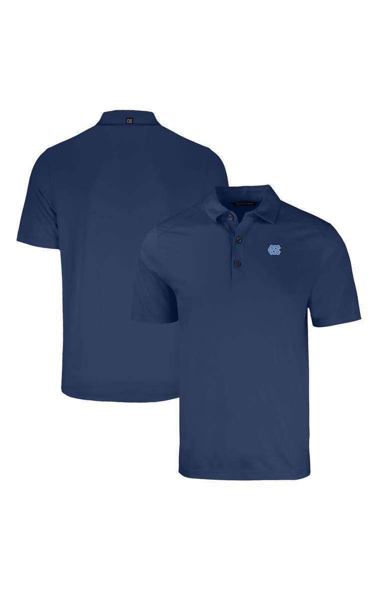 Cutter & Buck Men's Cutter & Buck Heather Navy North Carolina Tar Heels Big & Tall Forge Eco Stretch Recycled Polo, Main, color, 