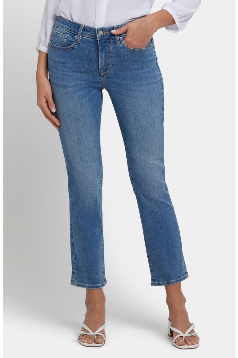 Sheri Side Slit Ankle Slim Jeans, Main, color, WATER CANYON