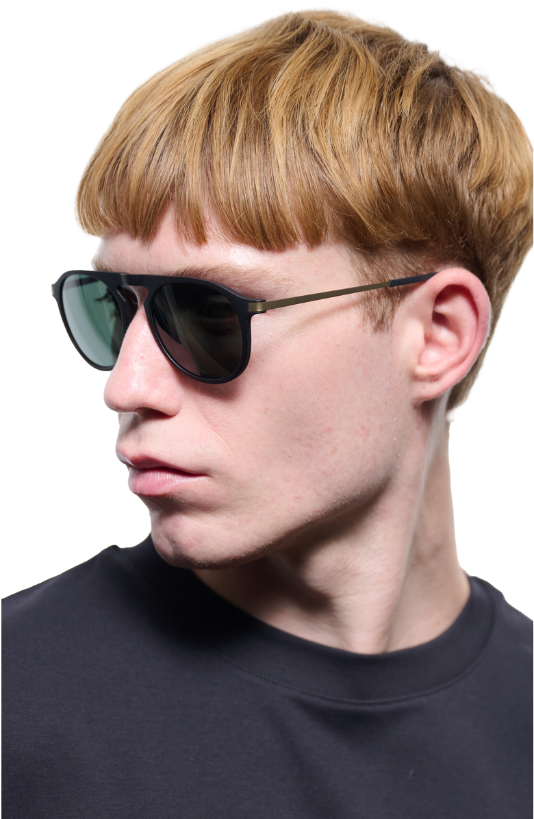 Modo Delta Sunglasses, Alternate, color, Black