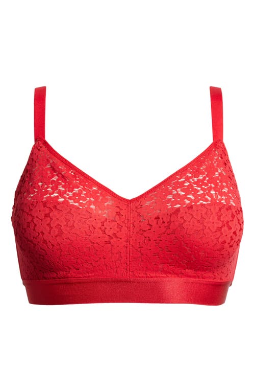 Chantelle Lingerie Norah Supportive Wireless Bra In Poppy Red