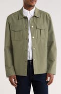 Brooks Brothers Cotton Blend Shirt Jacket