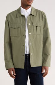 Brooks Brothers Cotton Blend Shirt Jacket
