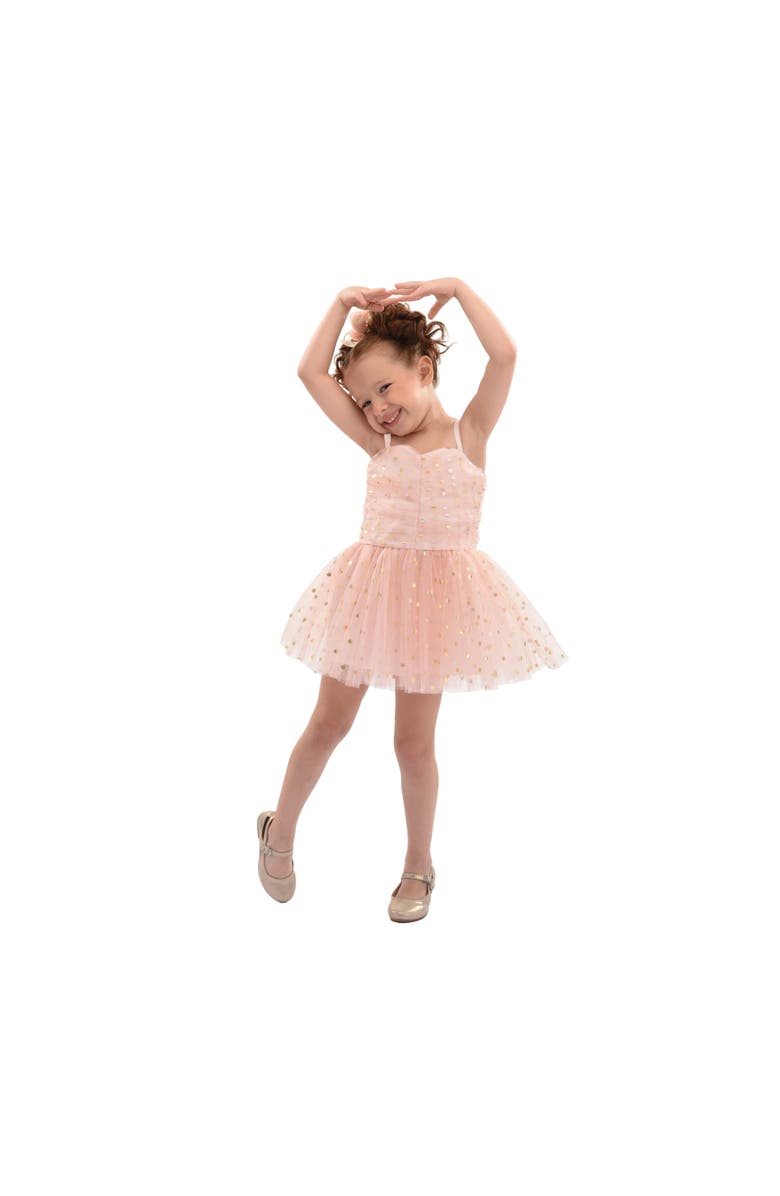 Mimi Tutu Marivelle Sequin Tulle Dress, Alternate, color, Pink
