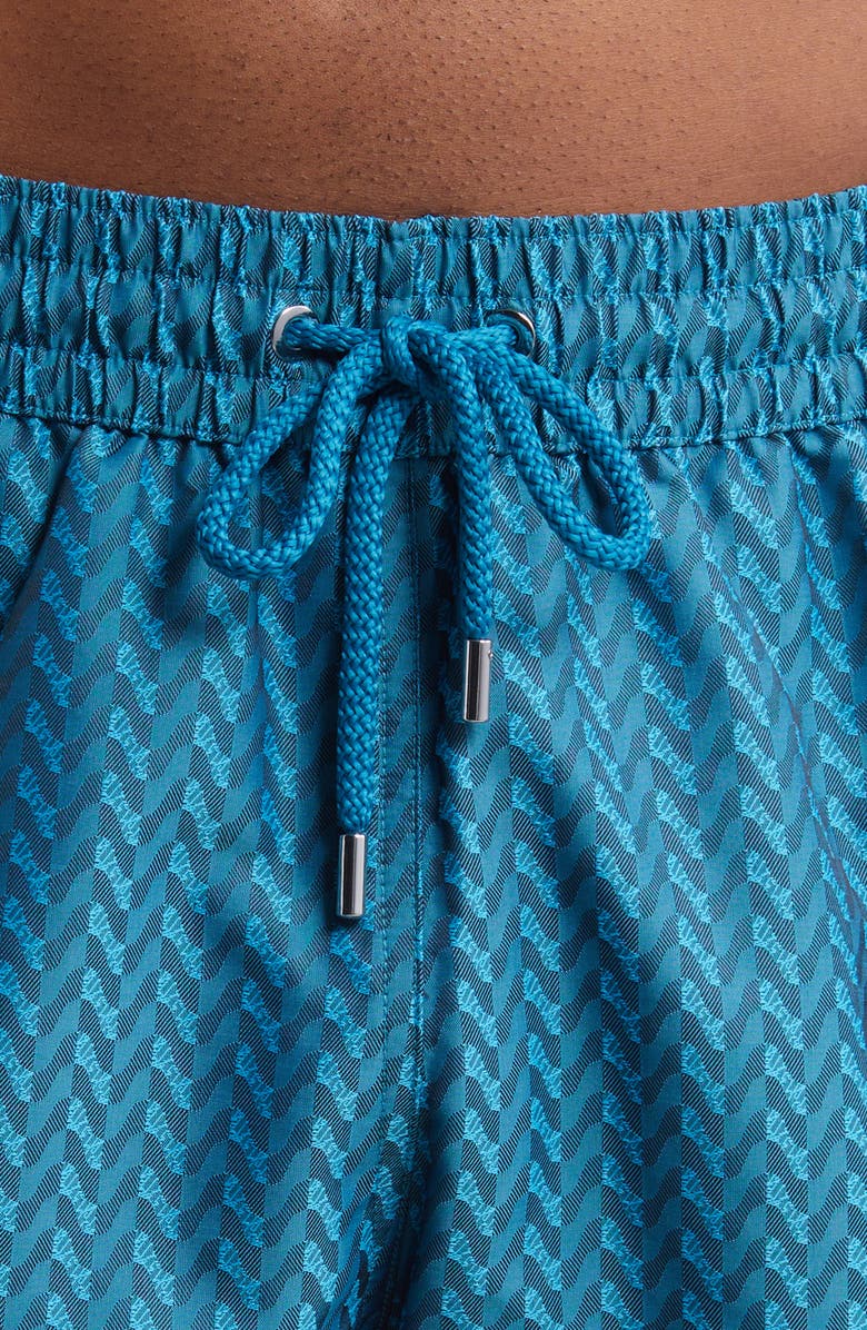 Frescobol Carioca Copacabana Sport Swim Trunks, Alternate, color, Peacock Blue