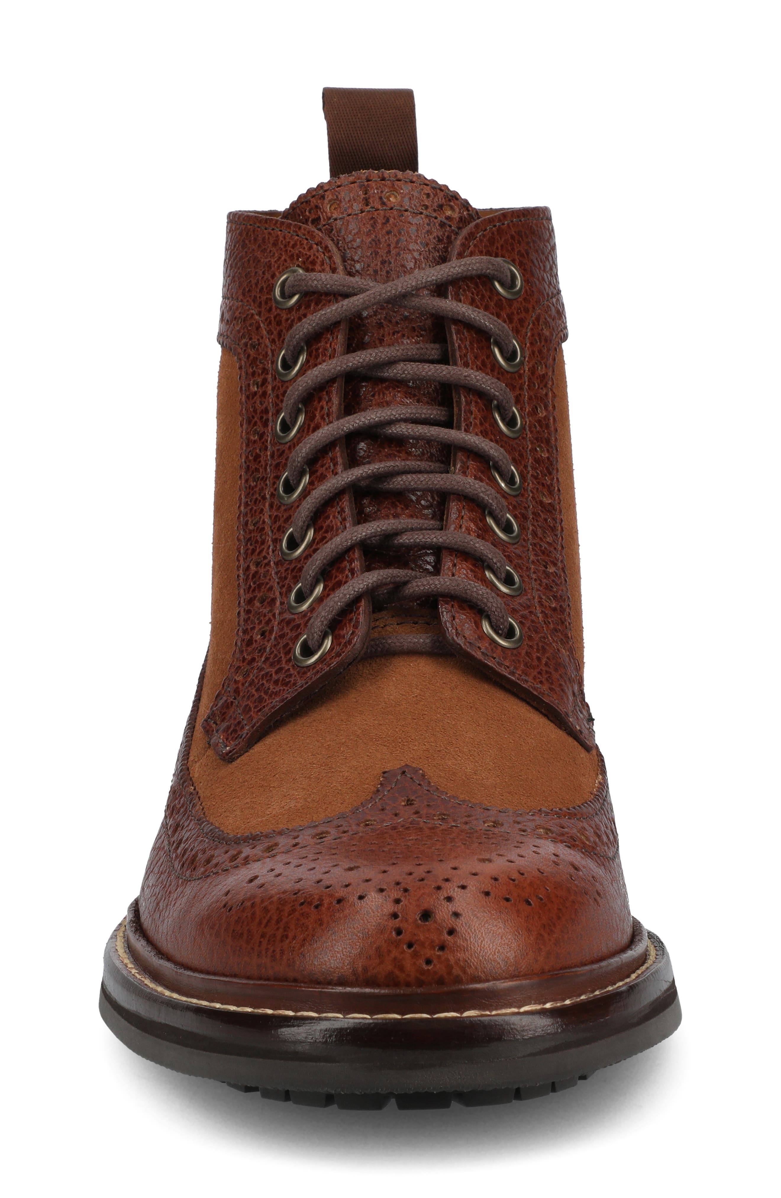 TAFT The Boston Longwing Boot, Alternate, color, Whiskey