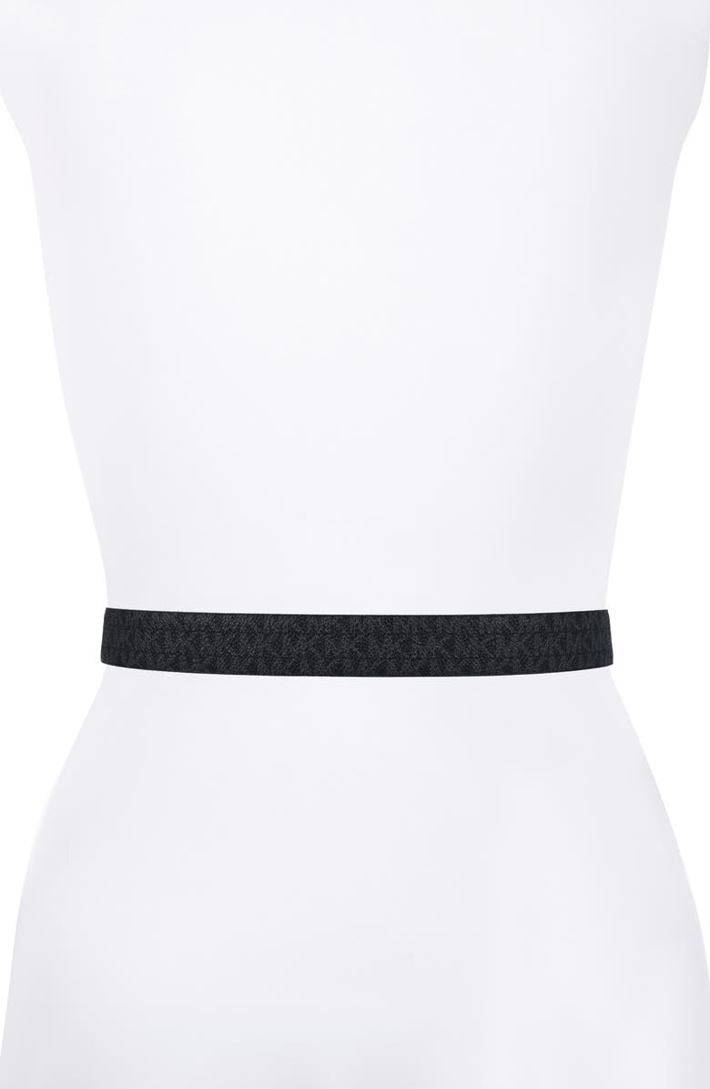 MICHAEL Michael Kors Monogram Reversible Leather Belt, Alternate, color, 