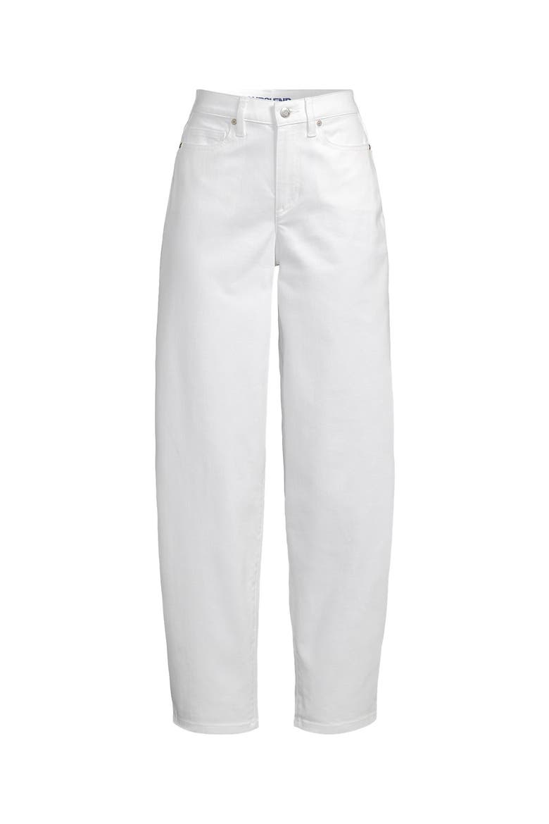 Recover High Rise Barrel Leg Ankle Jeans, Alternate, color, White