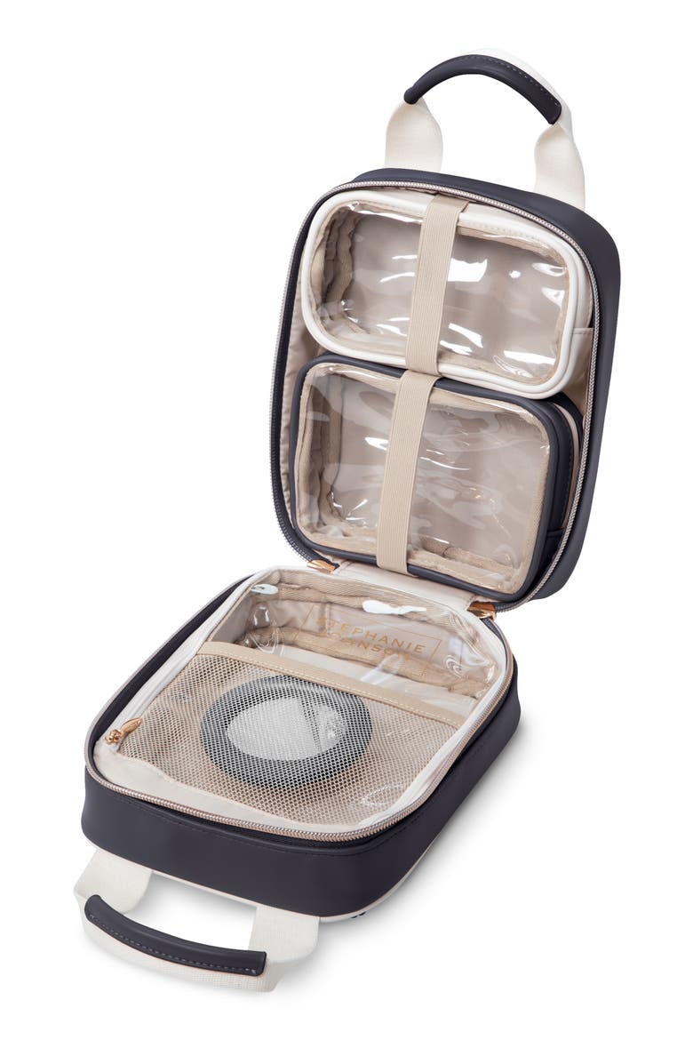 Marabella Mocha Sasha Travel Case, Alternate, color, BLUE