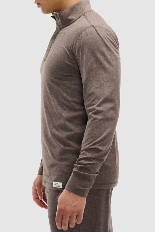 Peloton Dreamblend Snap Placket Pullover In Blue