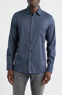 Nordstrom Lucian Stripe Stretch Button-Up Shirt