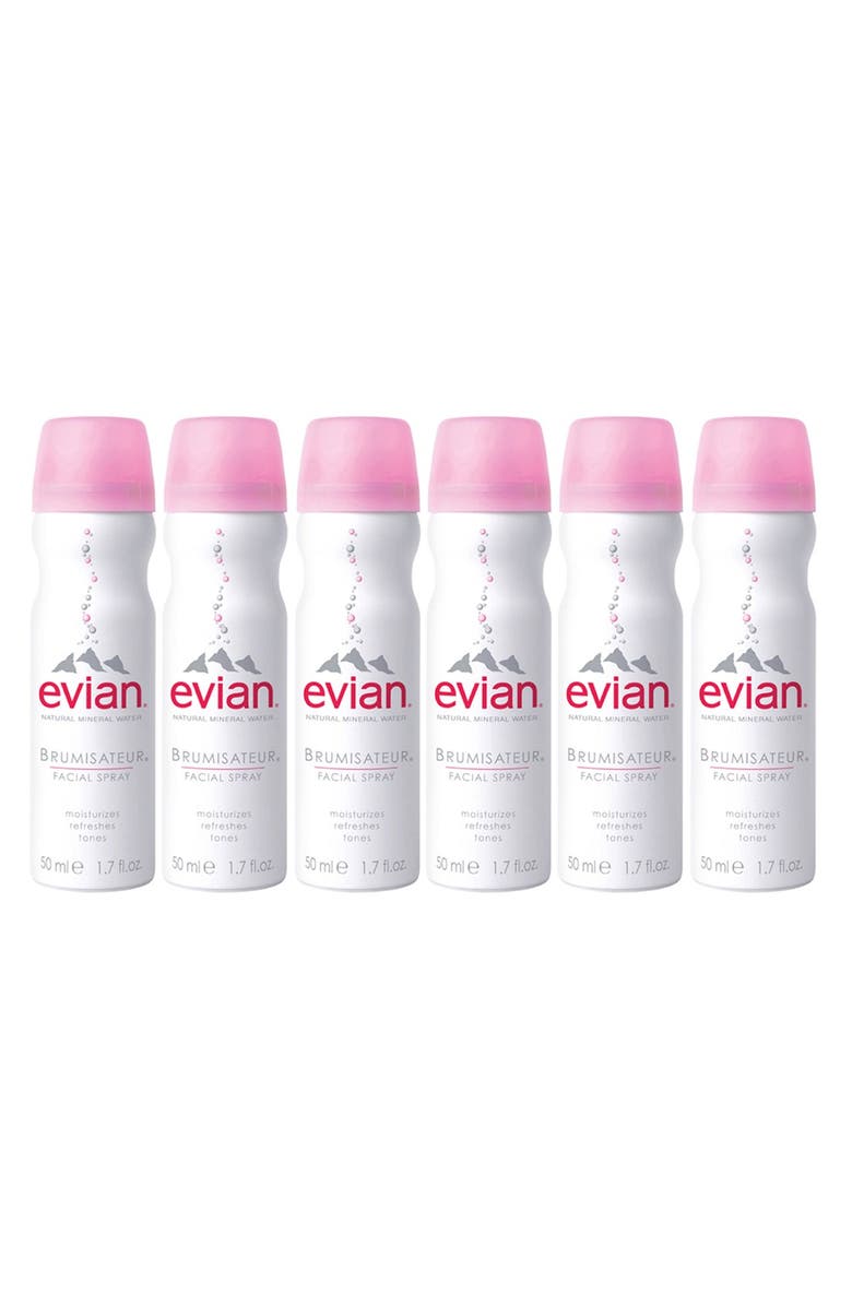 Evian <sup>®</sup> 6-Pack Facial Water Spray, Main, color,